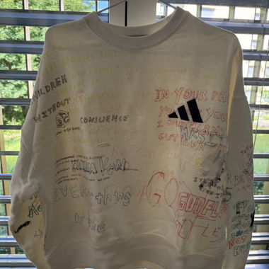 Yeezy scribble hand drawn arktis