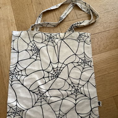 Spider Web Canvas Tote Bag