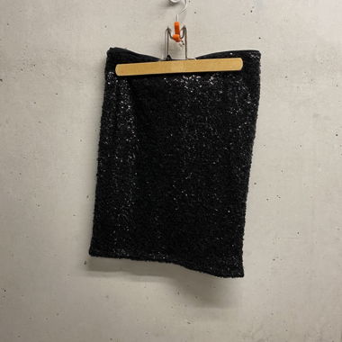 Glitter Skirt Black