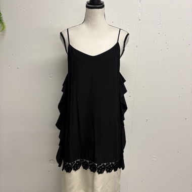 Schumacher Silk Dress black/cream 36 straps