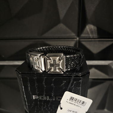 Lederarmband POLICE