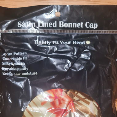 Two-sided silk bonnet - new!