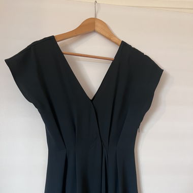 Robe verte foncée Mango
