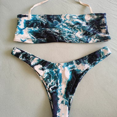Beach Pattern Bikini