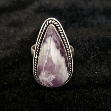 Anello con ametista