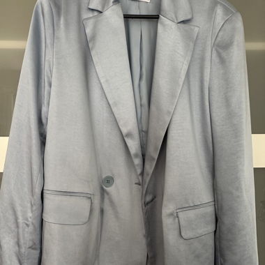 Blazer Bershka blu chiaro