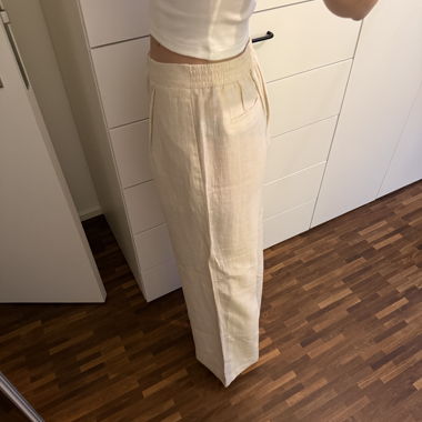 Pantaloni in lino MIXXO beige