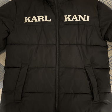 Karl Kani Daunenweste schwarz M