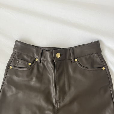 Kunstlederhose