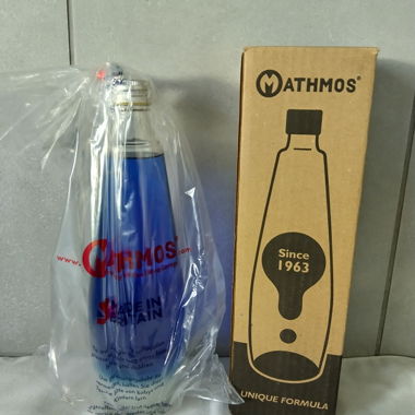 Mathmos Astrobaby Bottle Lava Lamp Blue-White