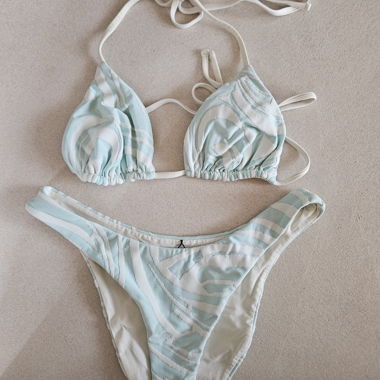 Set bikini menta/bianco