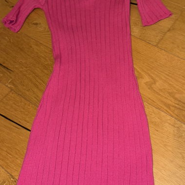 Pink Knit Dress