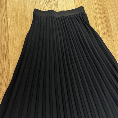 Plissee rock schwarz one size 
