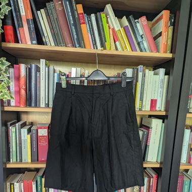 Shorts ASOS Design in lino nero