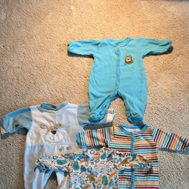Lot de 4 pyjamas bébé 3-6 mois