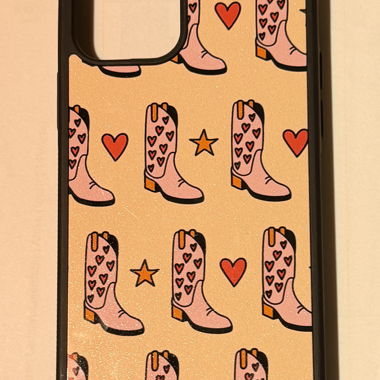 Cover iPhone 12 EVRY Jewels stivali da cowboy