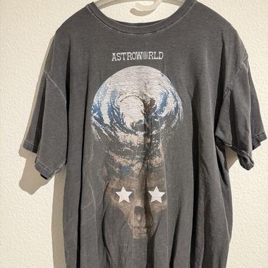 T-shirt Astroworld grigio "Wish You Were Here"
