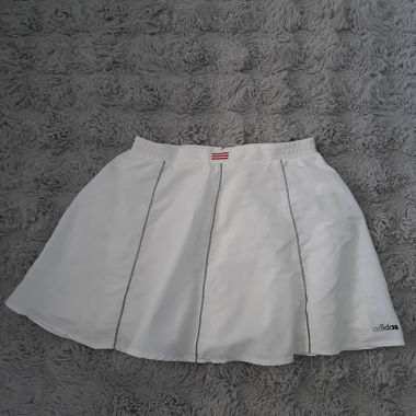 White Adidas Sport Skirt