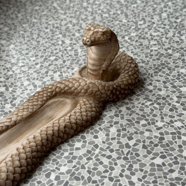Handgemachter Räucherstäbchenhalter Schlange Viper