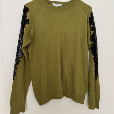 Ipekyol Lace Sleeve Sweater
