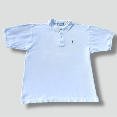 Yves Saint Laurent vintage white poloshirt 