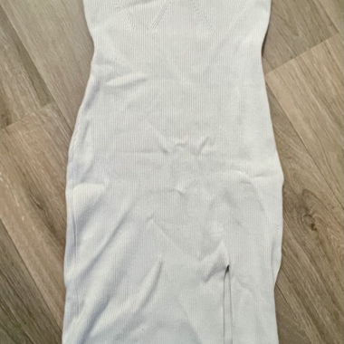 Abito aderente bianco