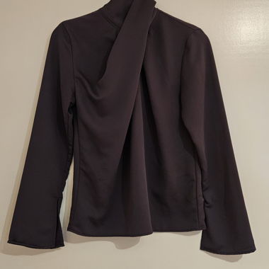 H&M Wrap Blouse Long Sleeve XS