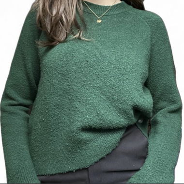Dark Green Knit Jumper