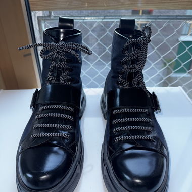 Bottines noires Giorgio Armani