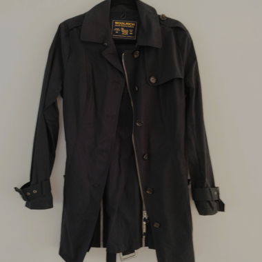 Trench Woolrich nero