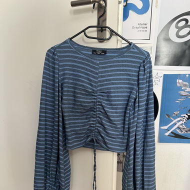 Bershka blue blouse