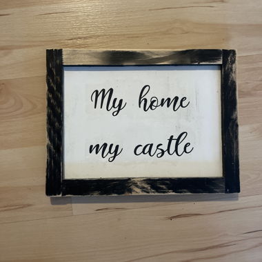 Plaque décorative en bois