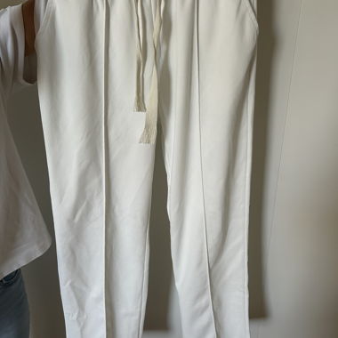 Pantaloni casual bianchi