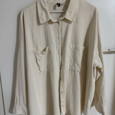 H&M Hemdjacke Beige