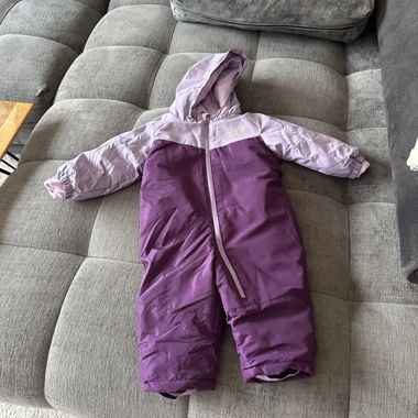 Kids' Lilac Winter Snowsuit