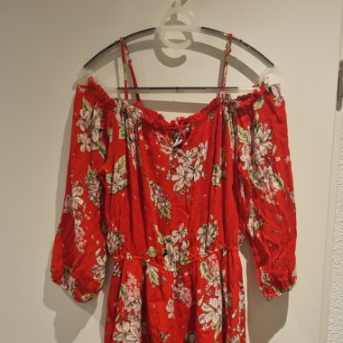 Jumpsuit mit angesetzten Ärmeln