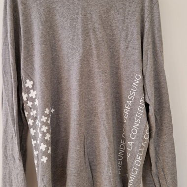 Neutral Grey Hoodie M