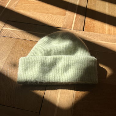 Fuzzy beanie from SAMSOE SAMSOE