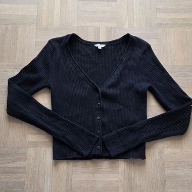 Black Knit Cardigan