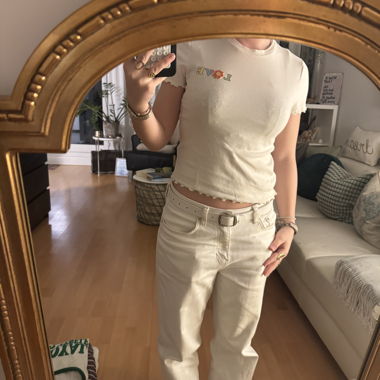 Clockhouse Crop T-Shirt LOVE S