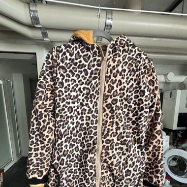 Softshell Mantel Leo Print