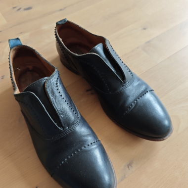 Scarpe basse in pelle nere taglia 40
