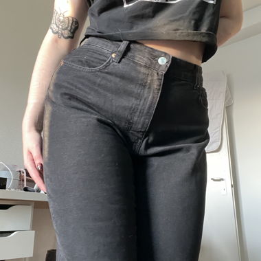 Schwarze loose jeans