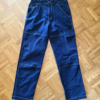 Pantalone cargo blu Bershka EUR 34