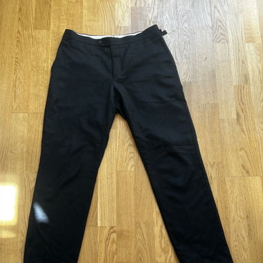 Suitsupply black 120S wool pants EU 50 UK 34