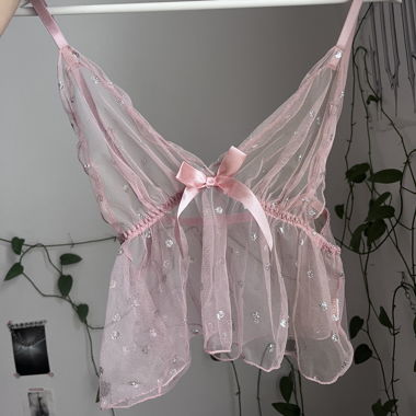 cute mesh top