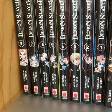 Demon-Slayer-Manga-Bände 1–8 auf Französisch