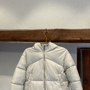 Puffer Winterjacke in weiss