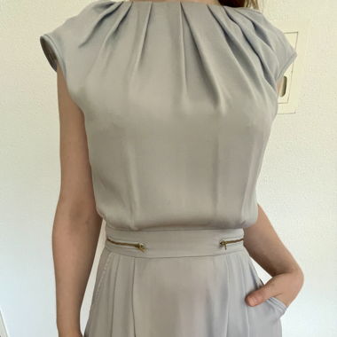 Mint & berry Cocktailkleid hellblau