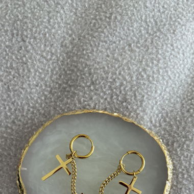 Cross earrings